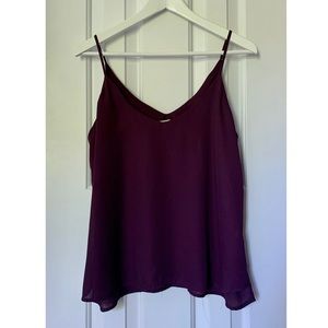 Purple Sill Tank Top